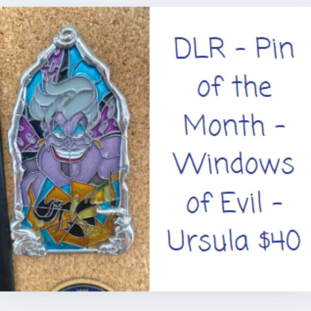 DLR URSULA STAIN GLASS PIN
